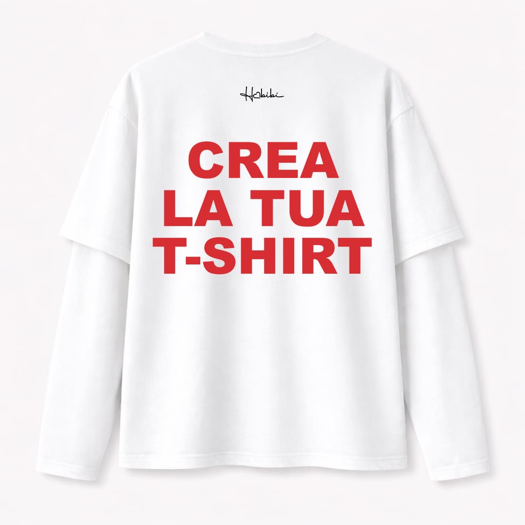 CREA LA TUA T-Shirt Double Sleeve