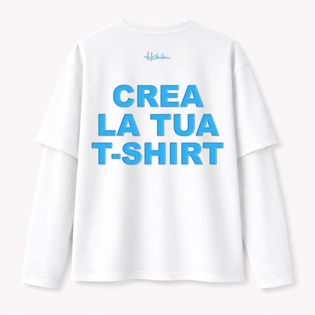 CREA LA TUA T-Shirt Double Sleeve