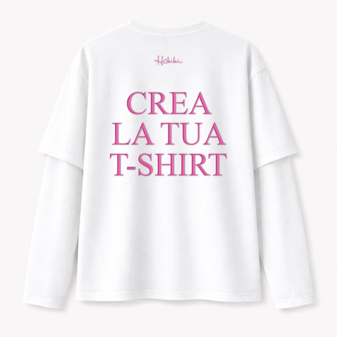 CREA LA TUA T-Shirt Double Sleeve