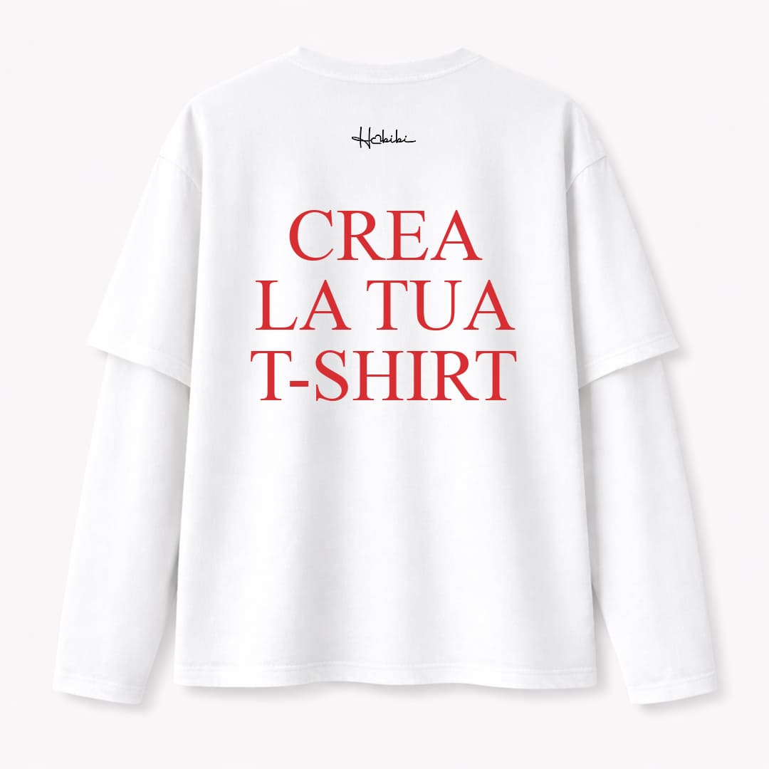 CREA LA TUA T-Shirt Double Sleeve