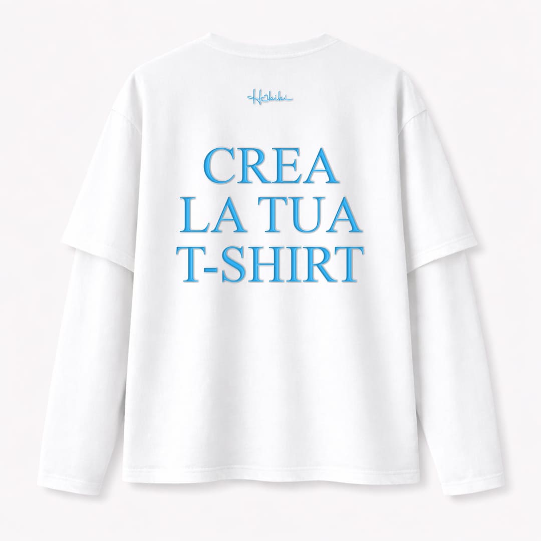 CREA LA TUA T-Shirt Double Sleeve
