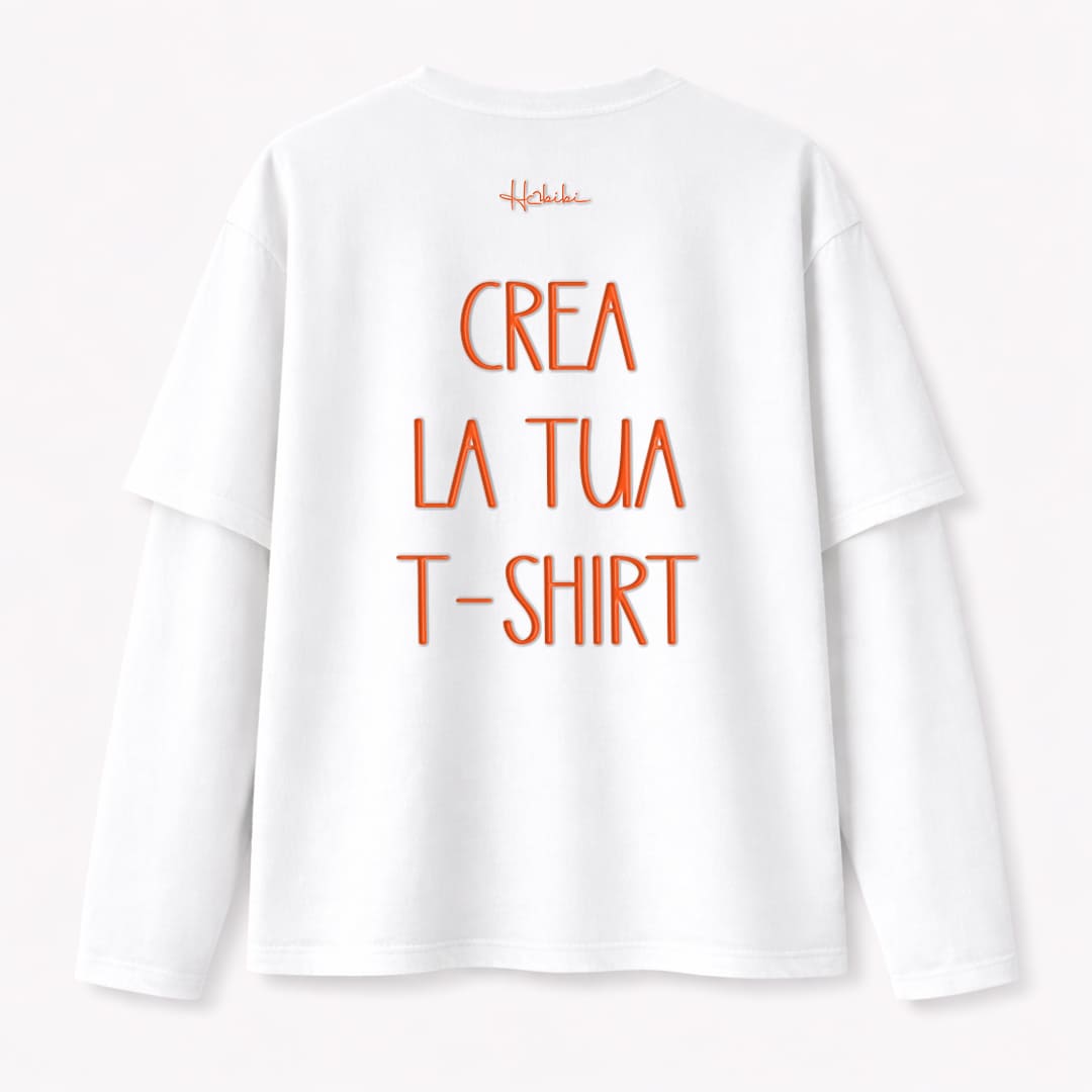 CREA LA TUA T-Shirt Double Sleeve