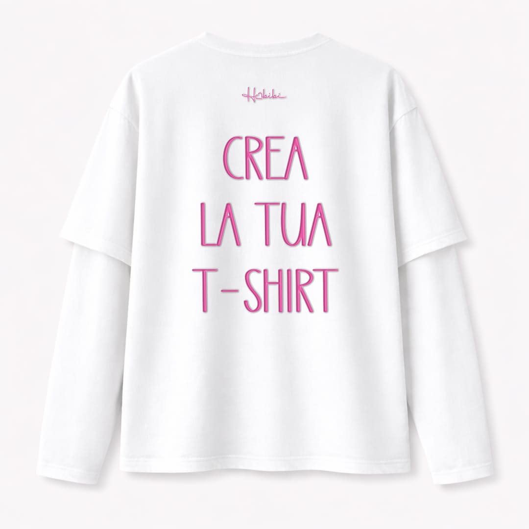 CREA LA TUA T-Shirt Double Sleeve