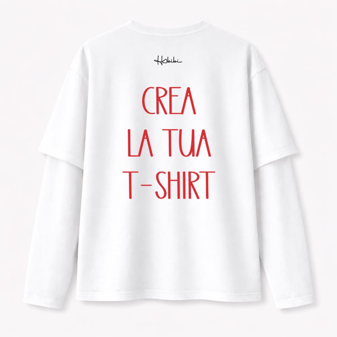 CREA LA TUA T-Shirt Double Sleeve