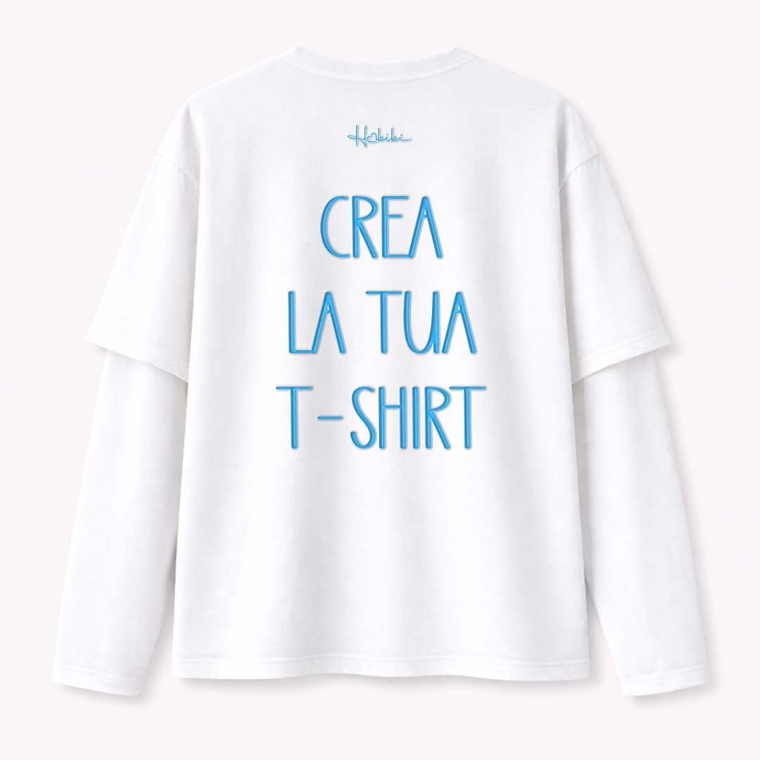 CREA LA TUA T-Shirt Double Sleeve