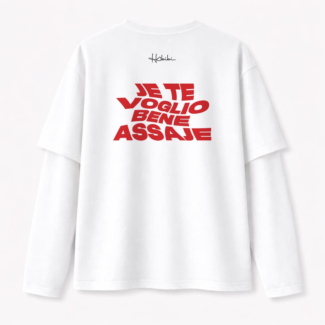 T-Shirt Double Sleeve - Te Voglio Bene Assaje
