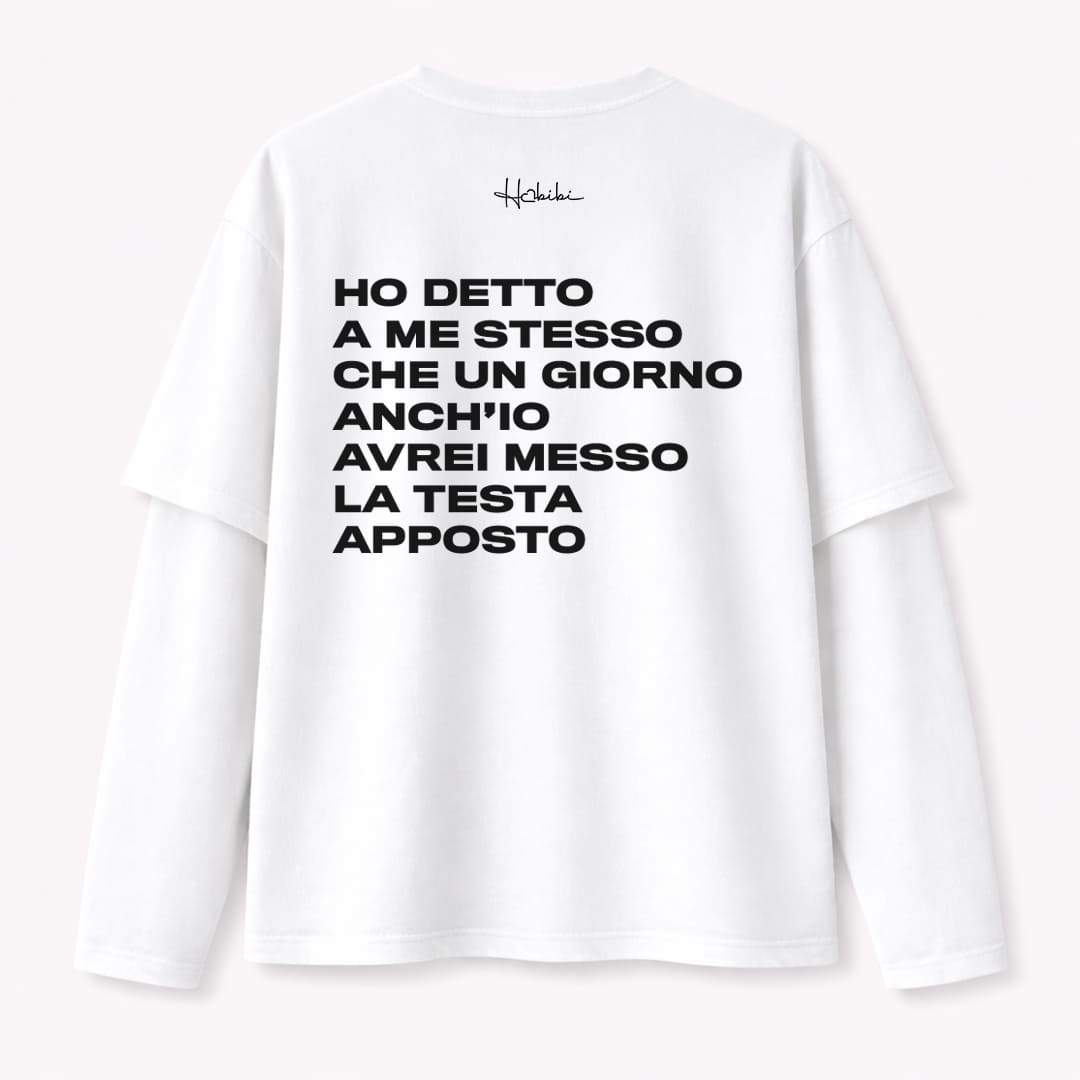 T-Shirt Double Sleeve - Testa Apposto