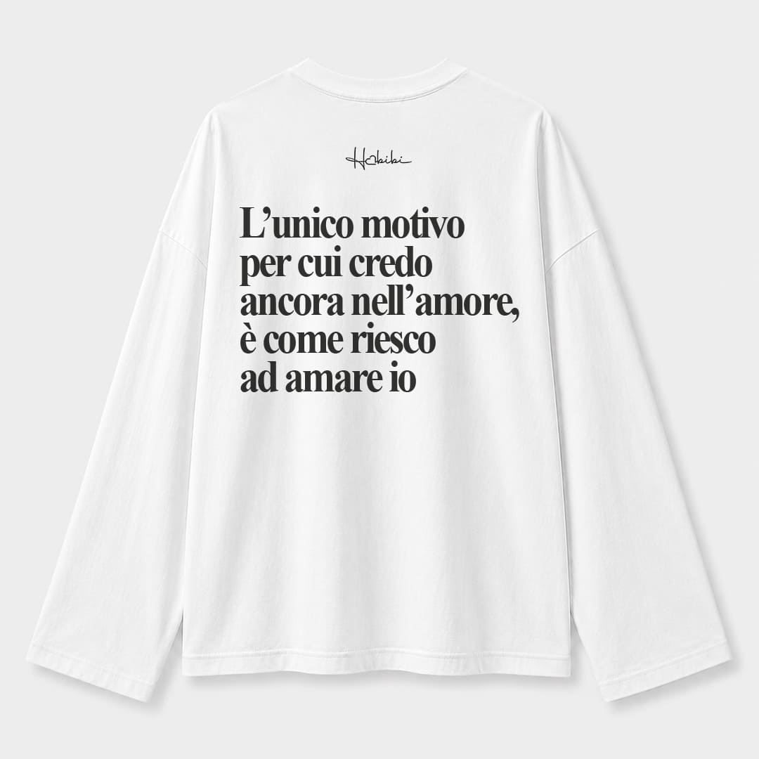 T-Shirt Long Sleeve - Credo Ancora Nell'Amore