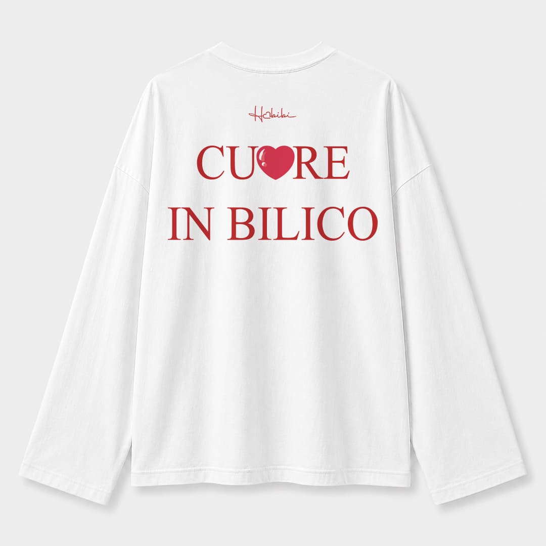 T-Shirt Long Sleeve - Cuore In Bilico