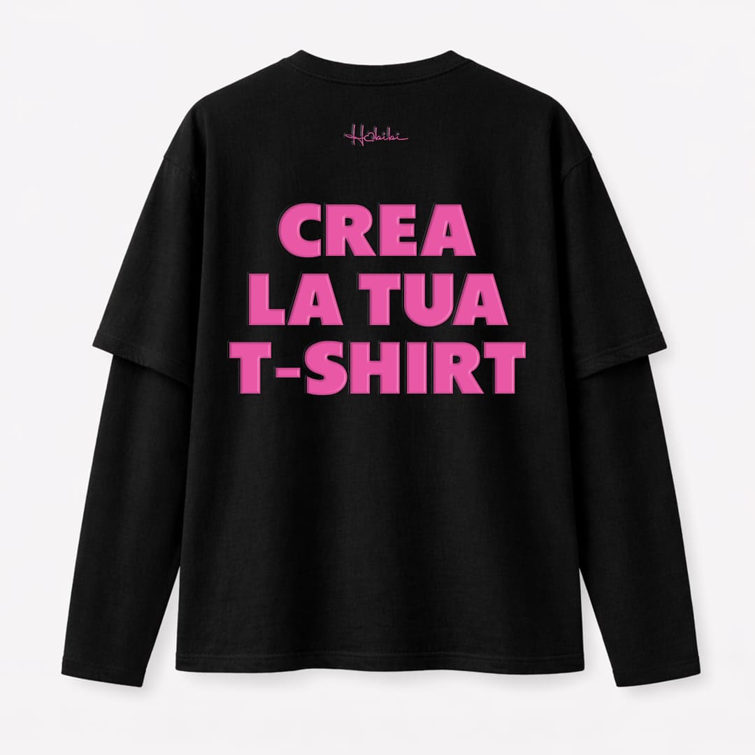 CREA LA TUA T-Shirt Double Sleeve