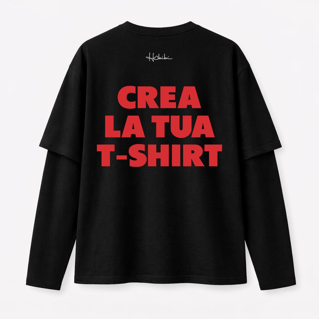 CREA LA TUA T-Shirt Double Sleeve