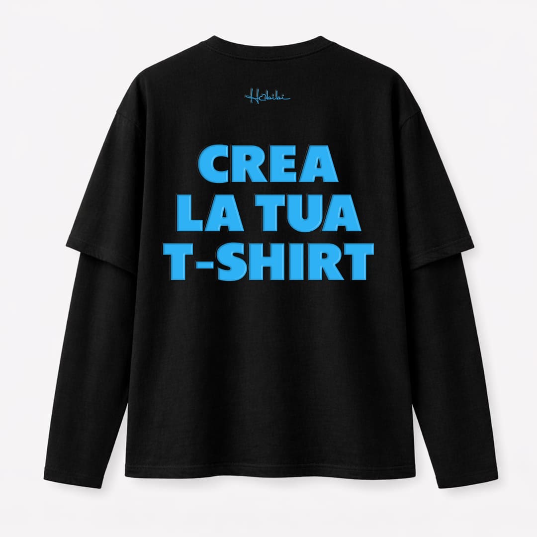 CREA LA TUA T-Shirt Double Sleeve