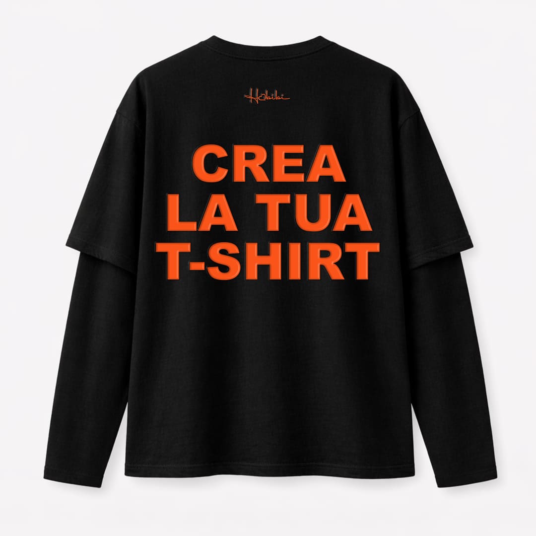 CREA LA TUA T-Shirt Double Sleeve