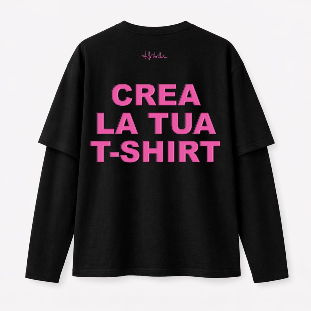 CREA LA TUA T-Shirt Double Sleeve