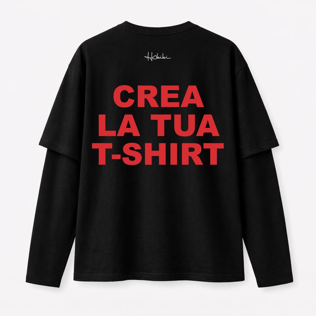 CREA LA TUA T-Shirt Double Sleeve