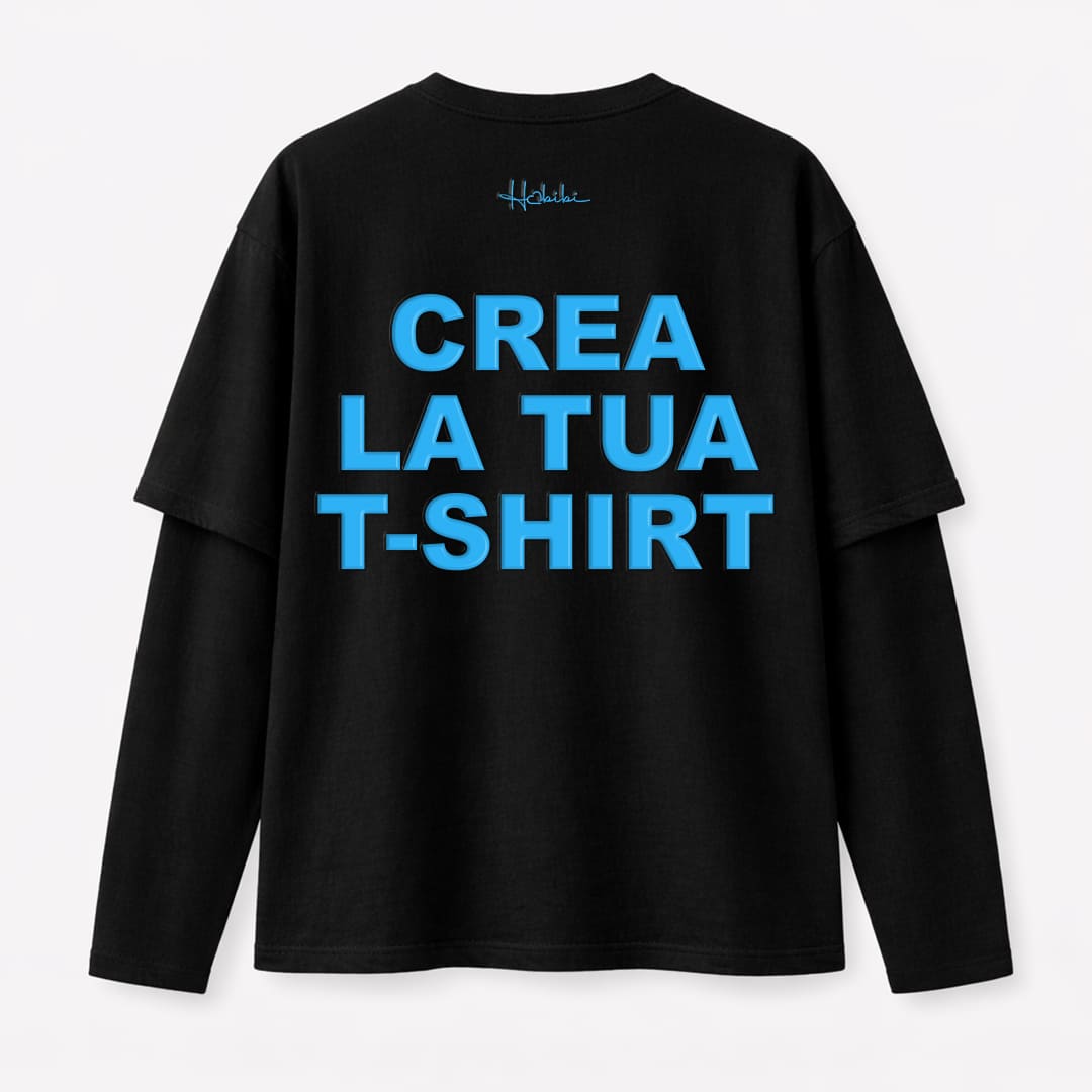 CREA LA TUA T-Shirt Double Sleeve