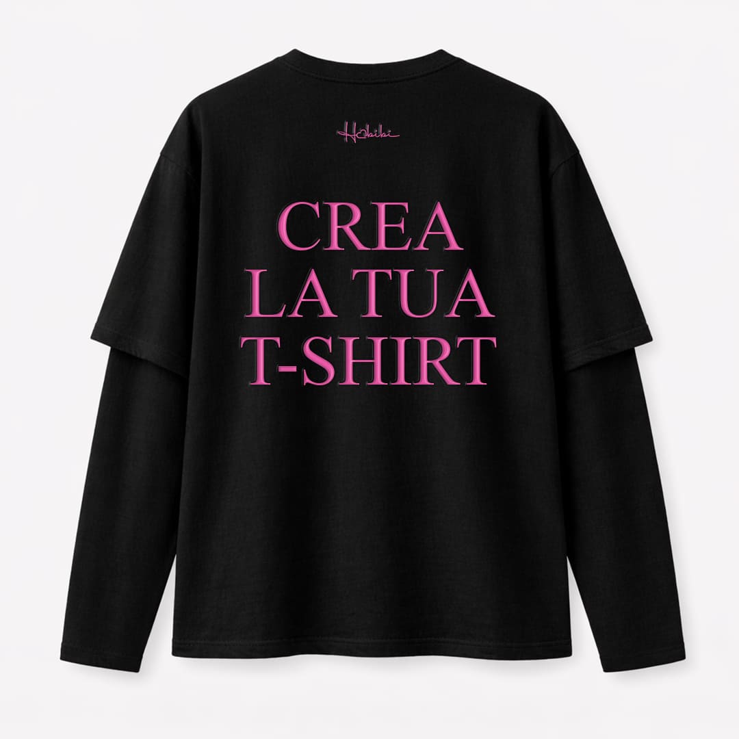 CREA LA TUA T-Shirt Double Sleeve