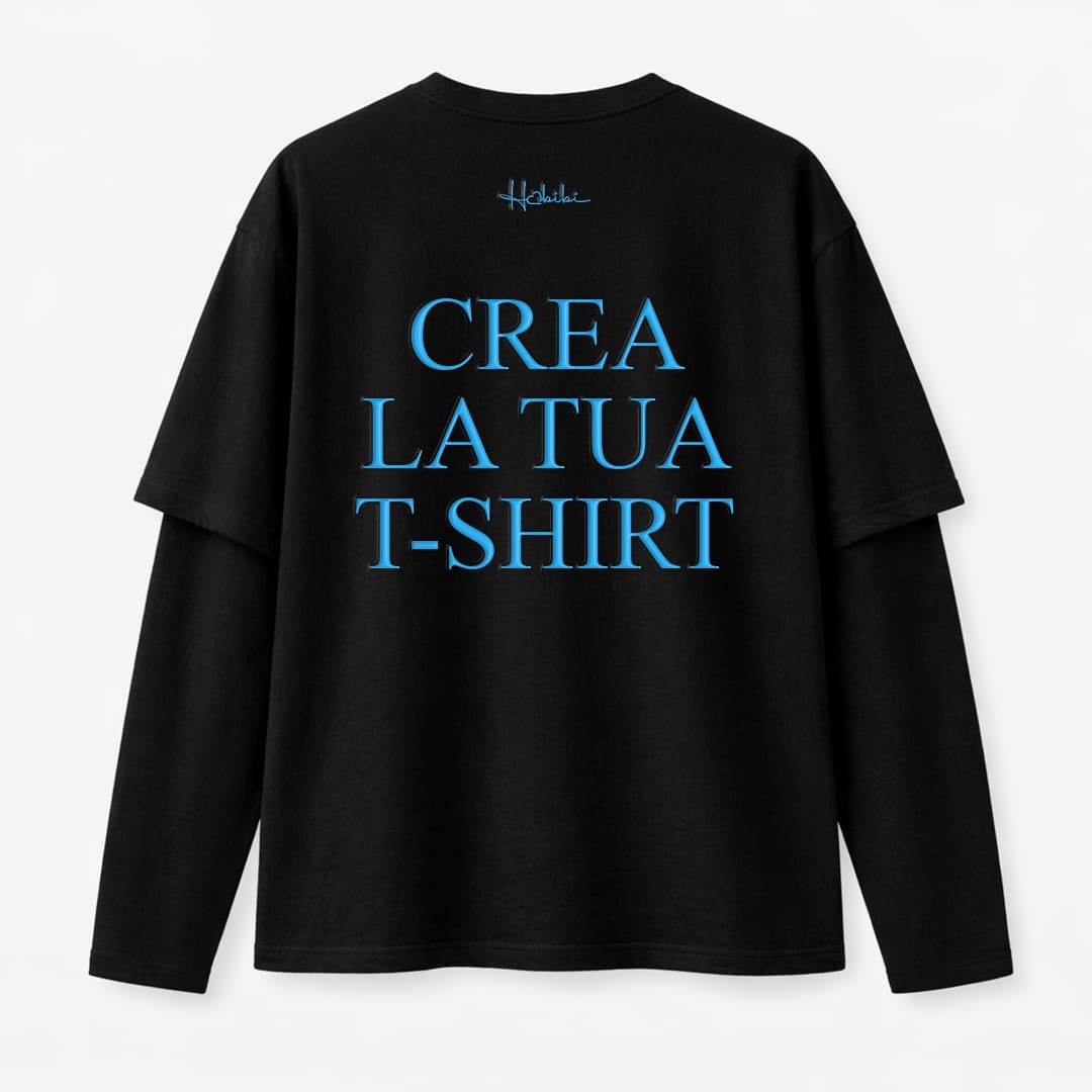 CREA LA TUA T-Shirt Double Sleeve