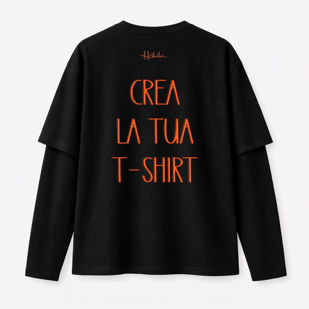 CREA LA TUA T-Shirt Double Sleeve