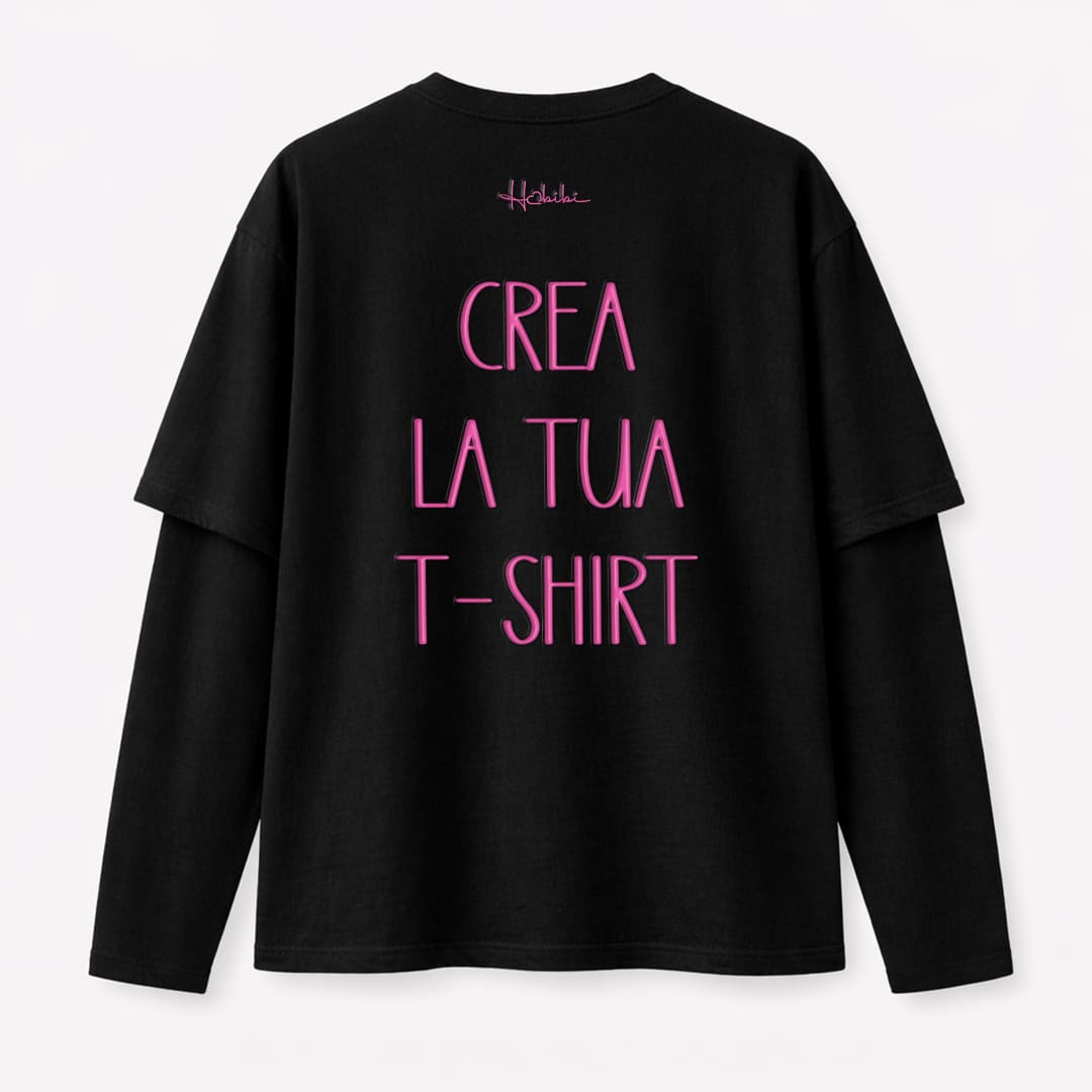 CREA LA TUA T-Shirt Double Sleeve
