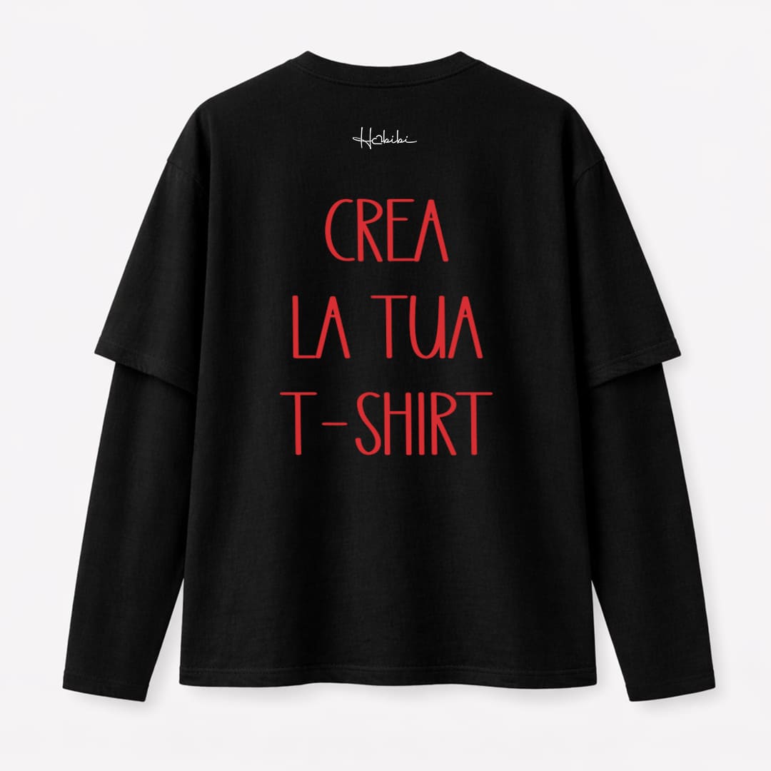 CREA LA TUA T-Shirt Double Sleeve