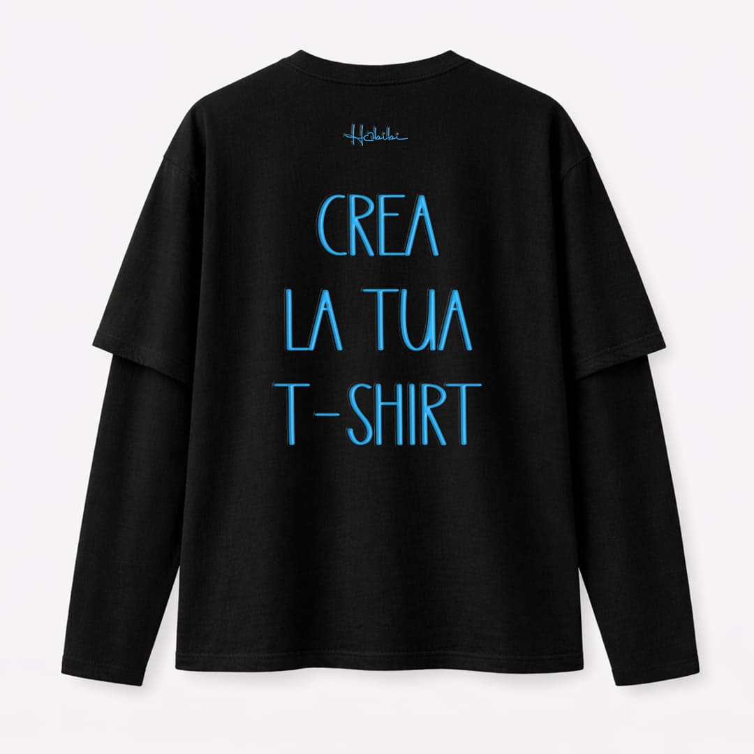 CREA LA TUA T-Shirt Double Sleeve