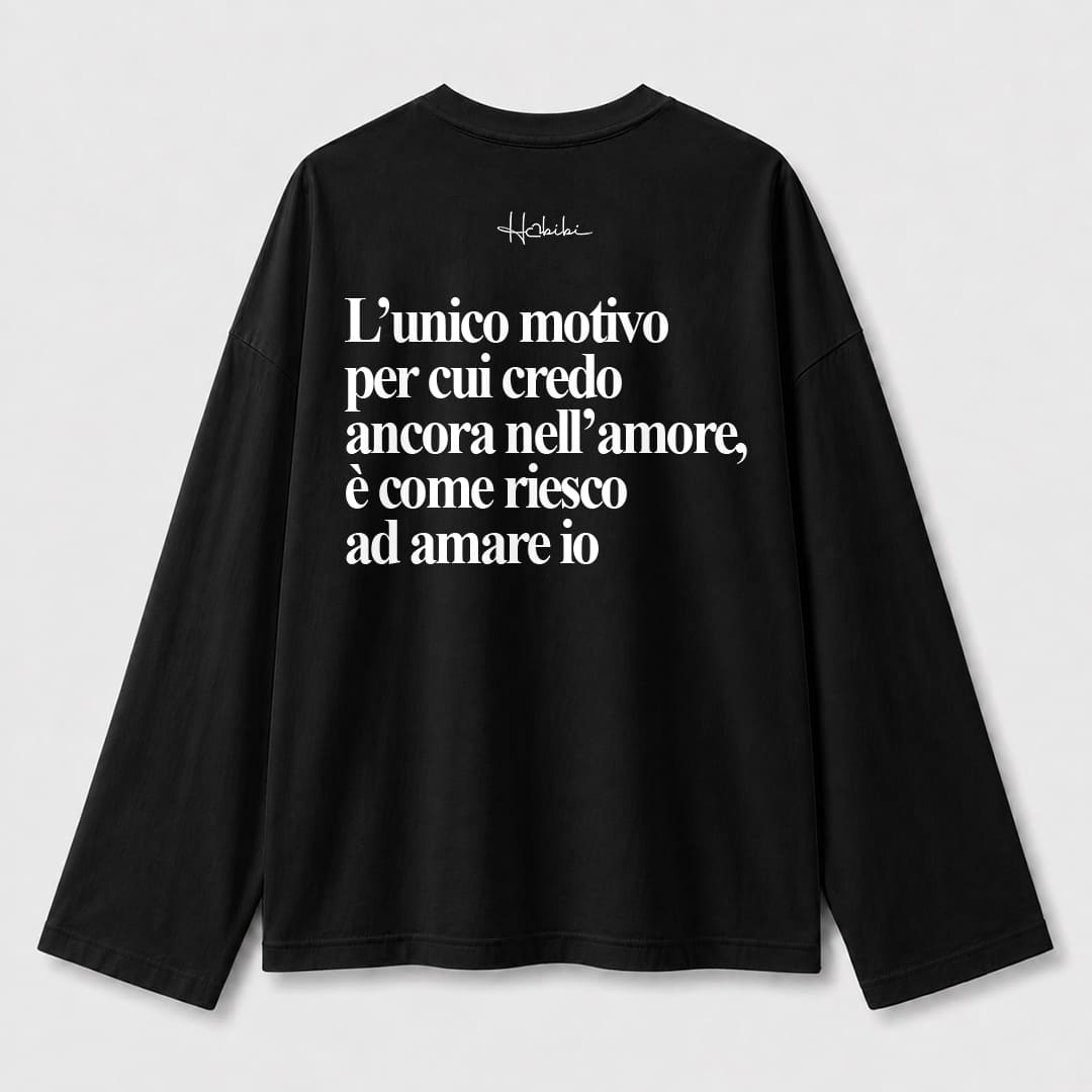 T-Shirt Long Sleeve - Credo Ancora Nell'Amore