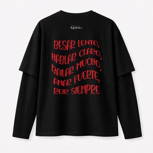 T-Shirt Double Sleeve - Besar Lento