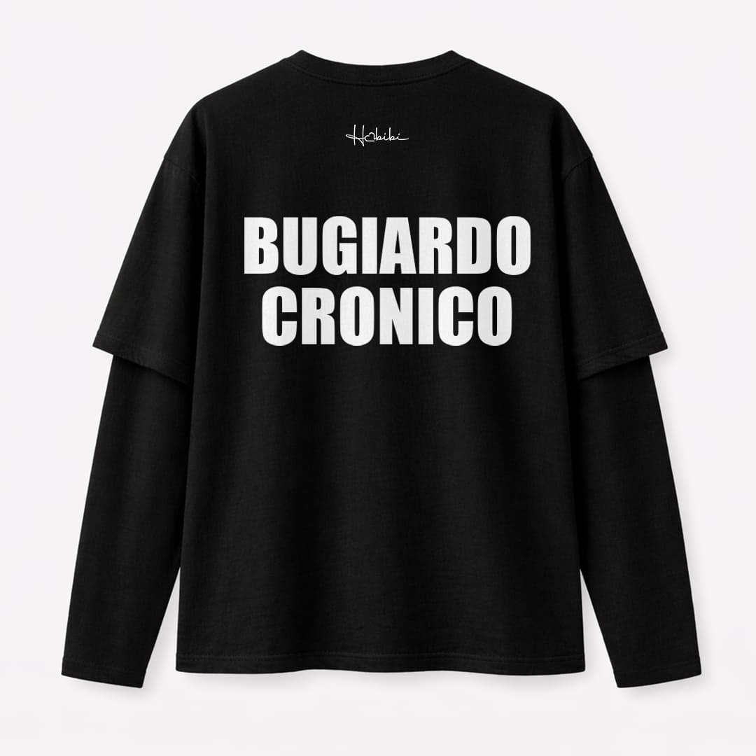 T-Shirt Double Sleeve - Bugiardo Cronico