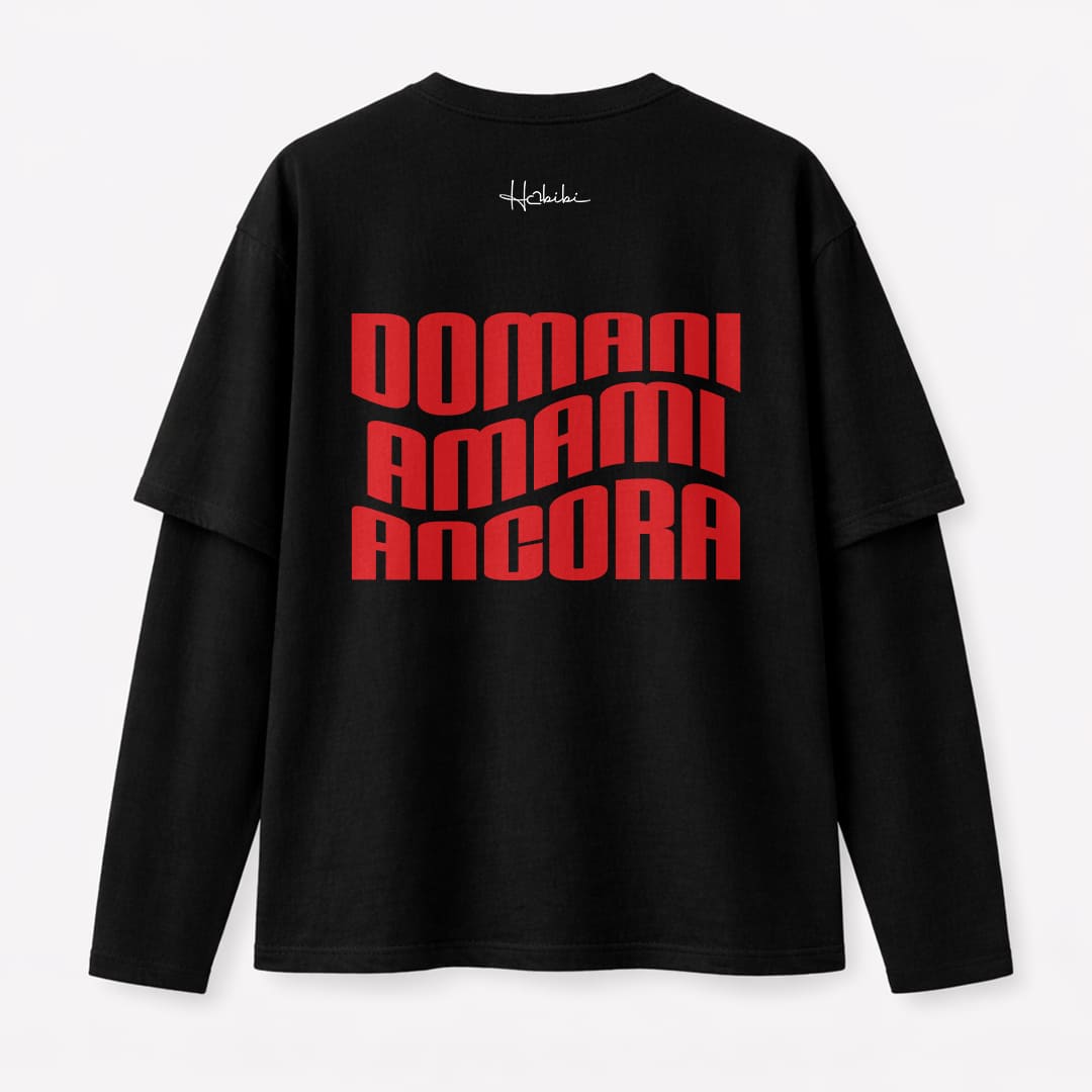 T-Shirt Double Sleeve - Domani Amami Ancora
