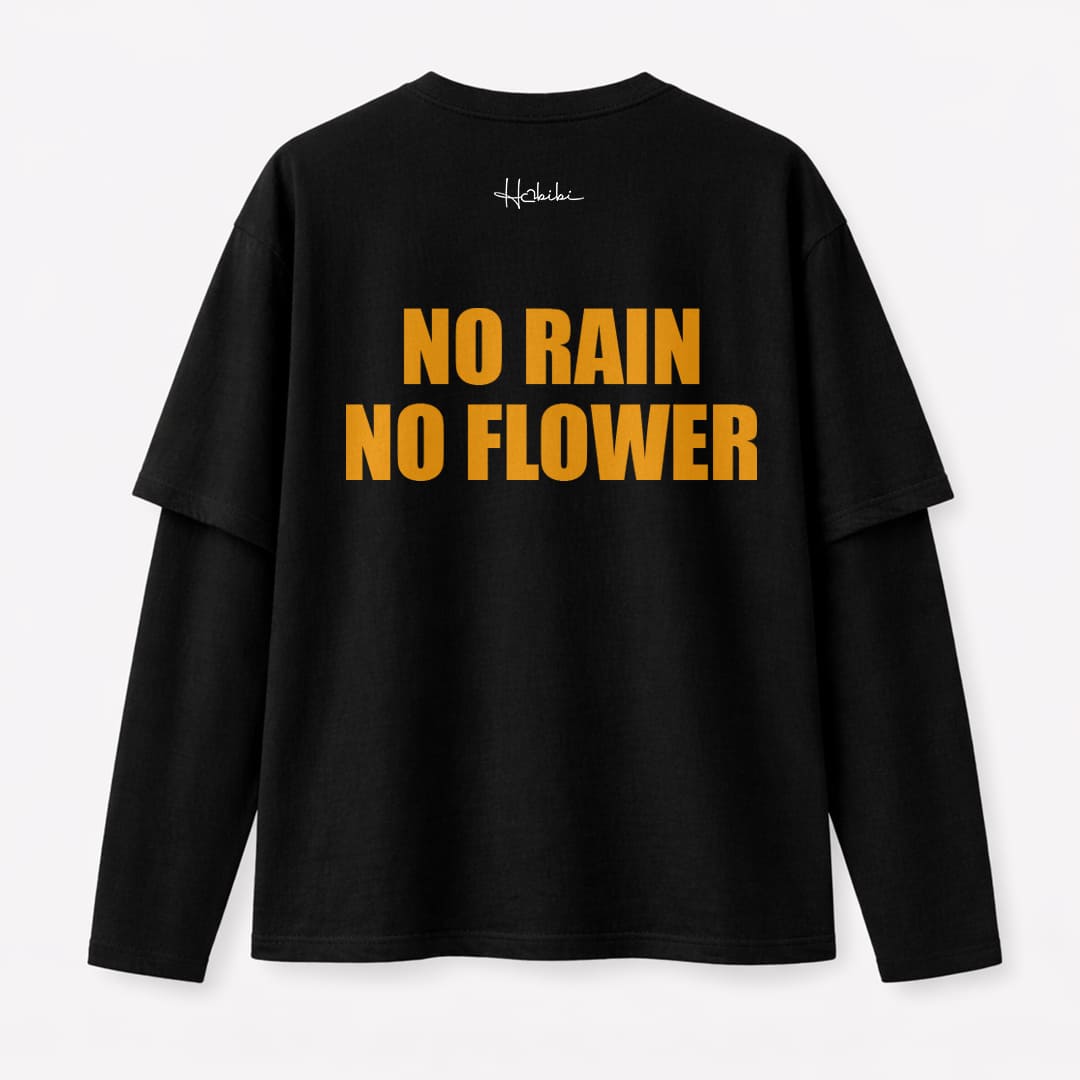 T-Shirt Double Sleeve - No Flower