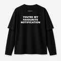 T-Shirt Double Sleeve - Notification