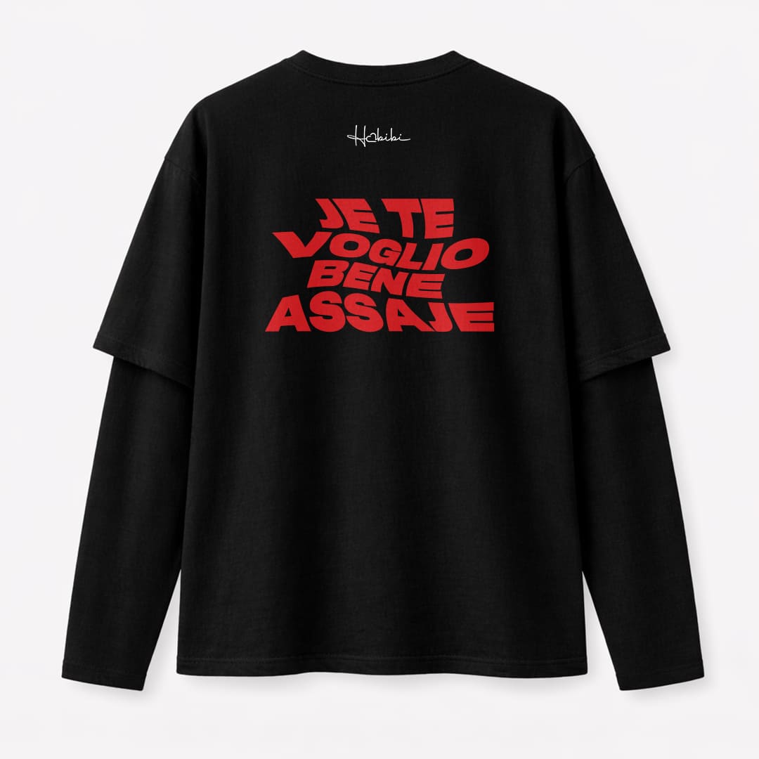 T-Shirt Double Sleeve - Te Voglio Bene Assaje