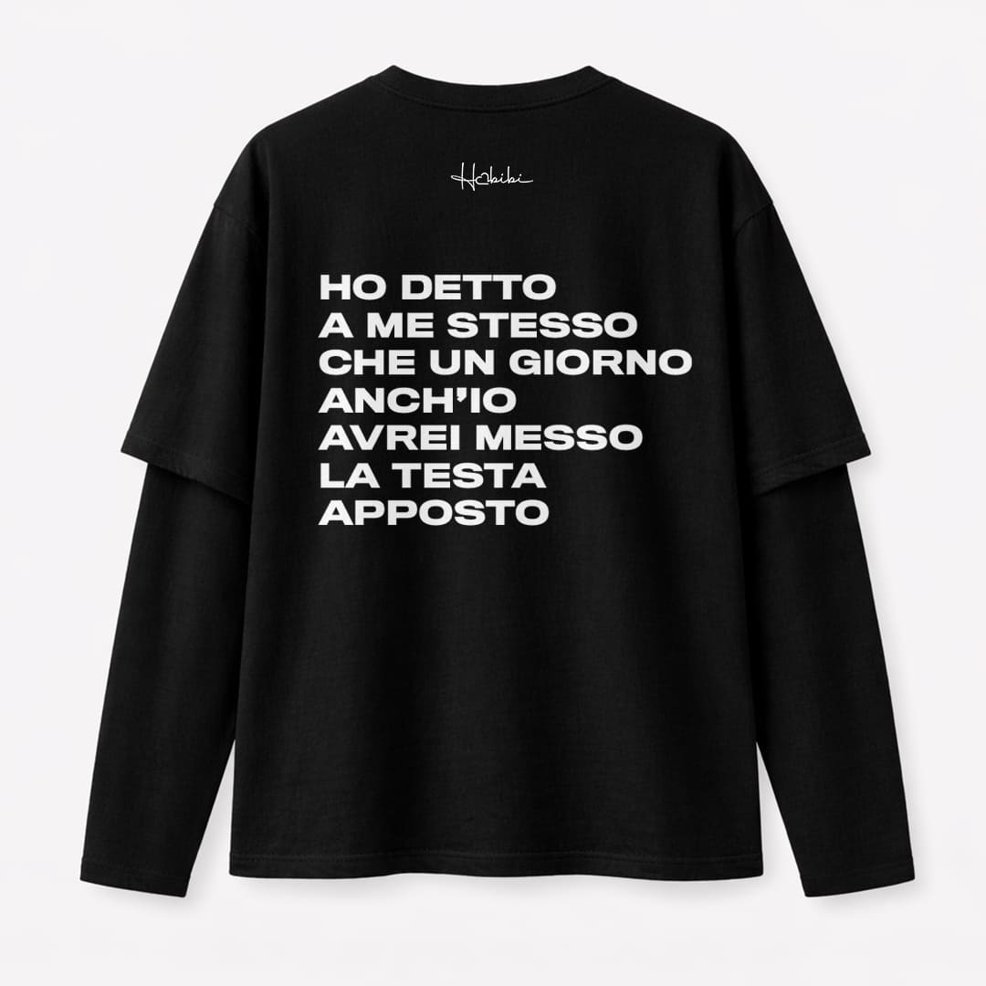 T-Shirt Double Sleeve - Testa Apposto