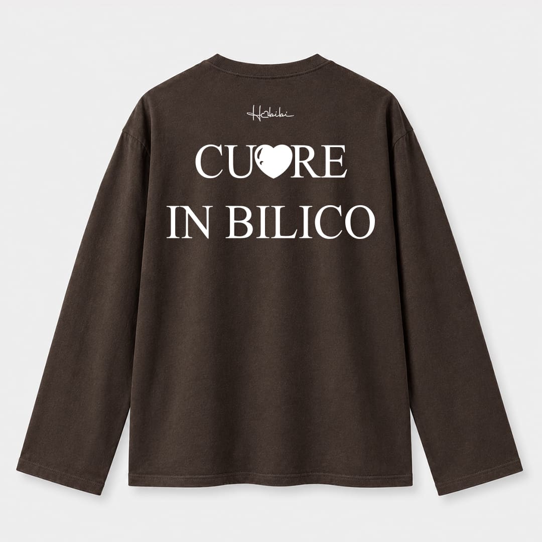 T-Shirt Long Sleeve - Cuore In Bilico