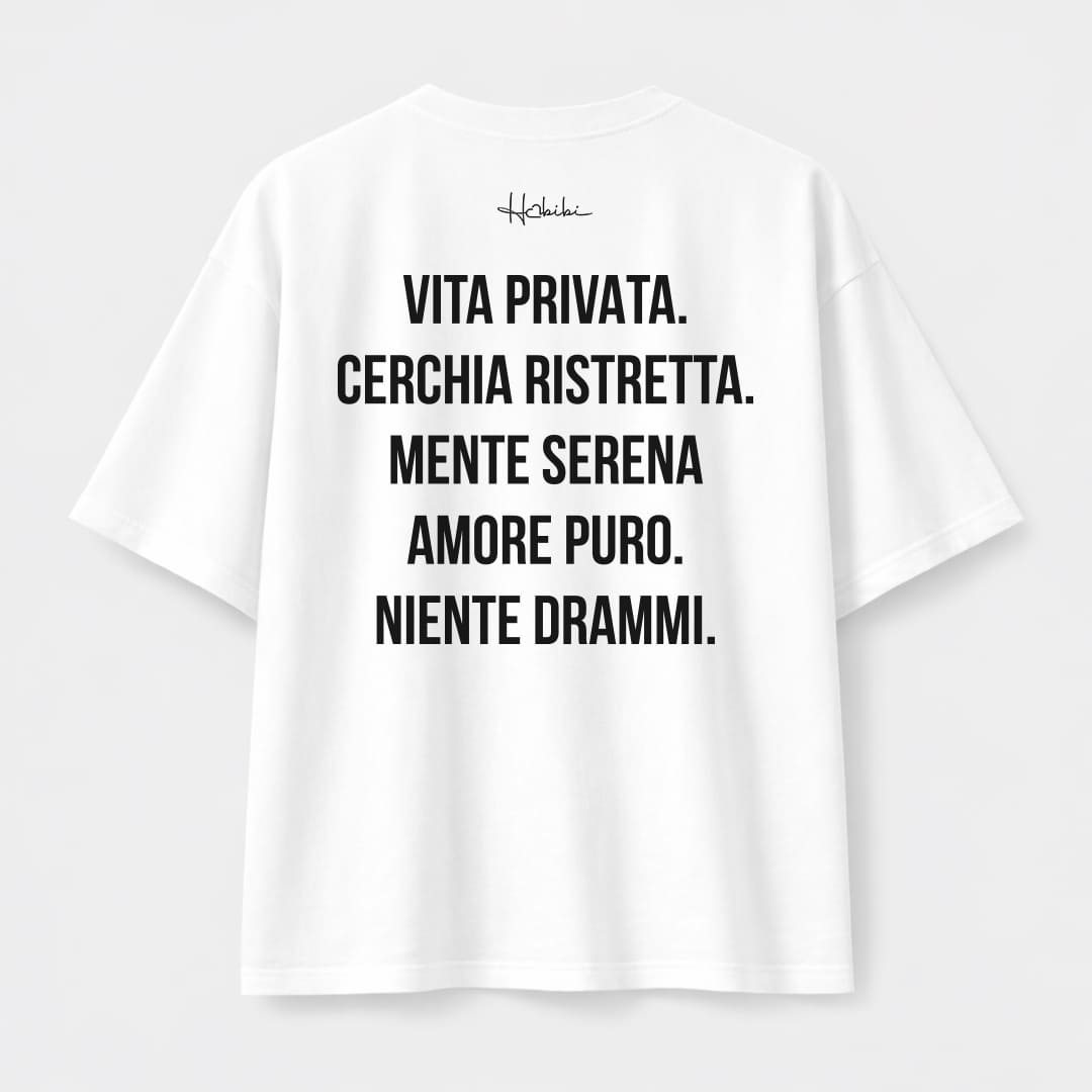 T-Shirt Oversize Core - No Drama