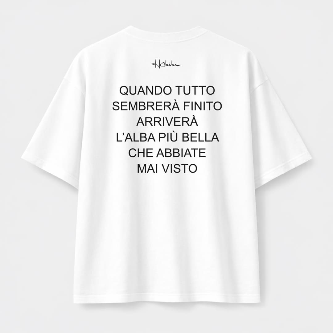 T-Shirt Oversize Core - Alba