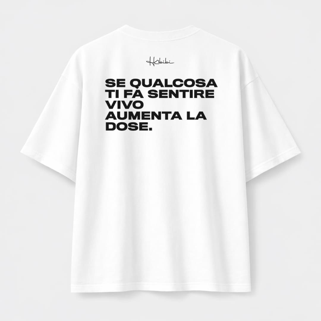 T-Shirt Oversize Core - Aumenta La Dose