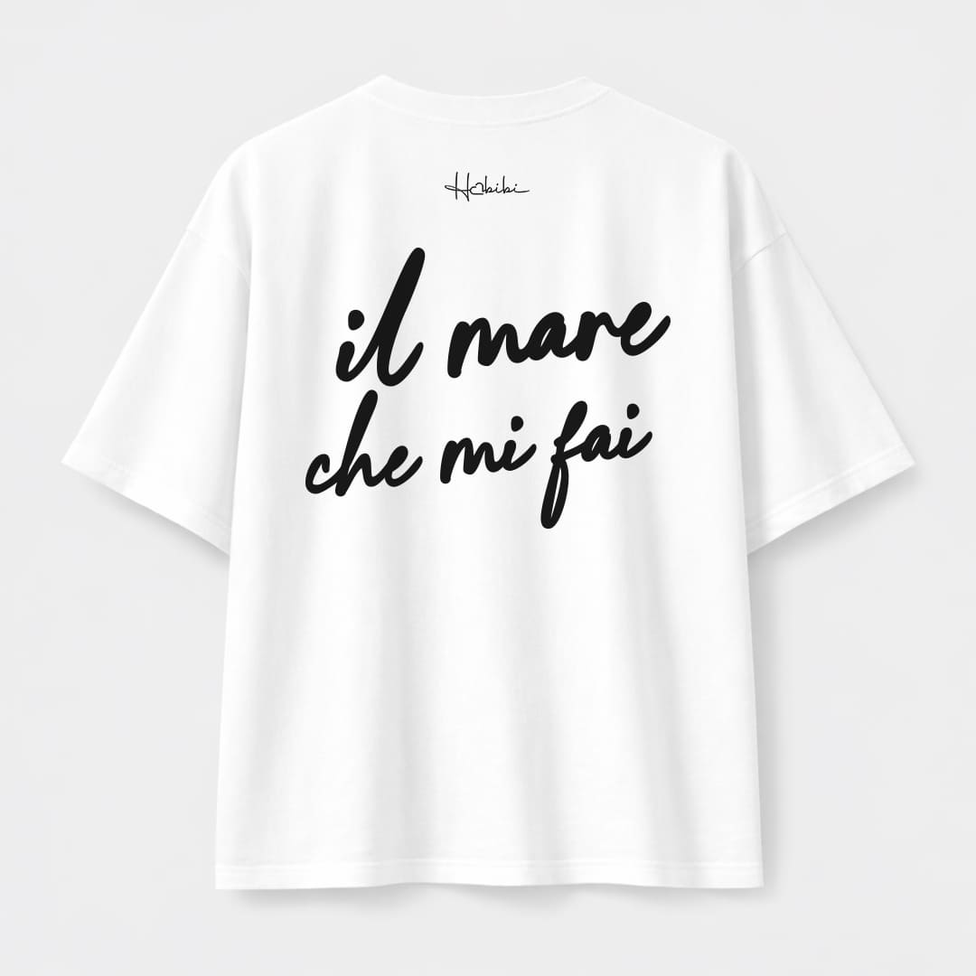 T-Shirt Oversize Core - Il Mare Che Mi Fai
