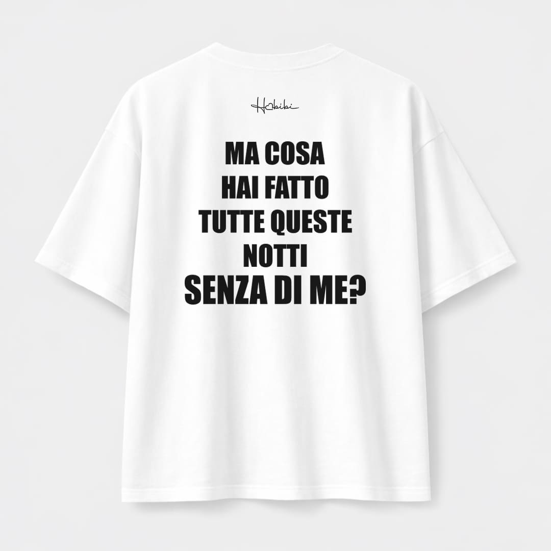 T-Shirt Oversize Core - Notti Senza Me