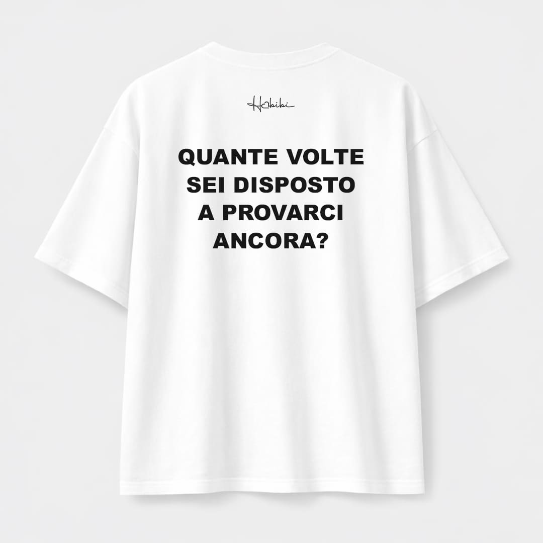 T-Shirt Oversize Core - Provarci Ancora