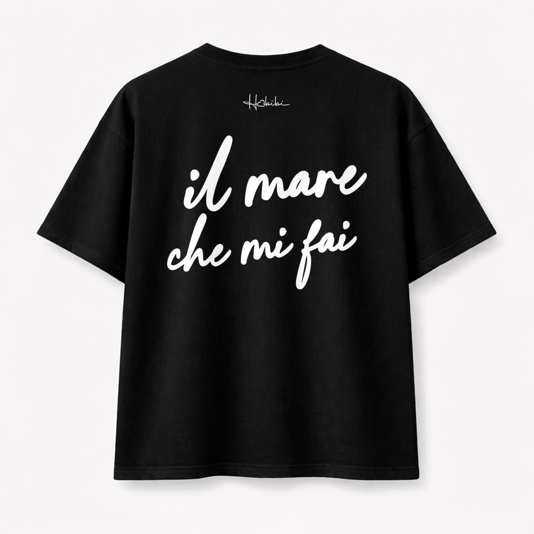 T-Shirt Oversize Core - Il Mare Che Mi Fai