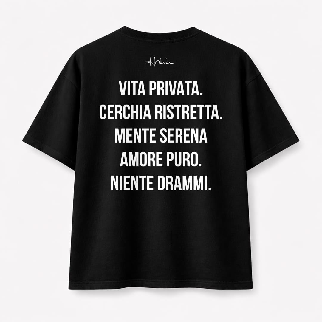 T-Shirt Oversize Core - No Drama