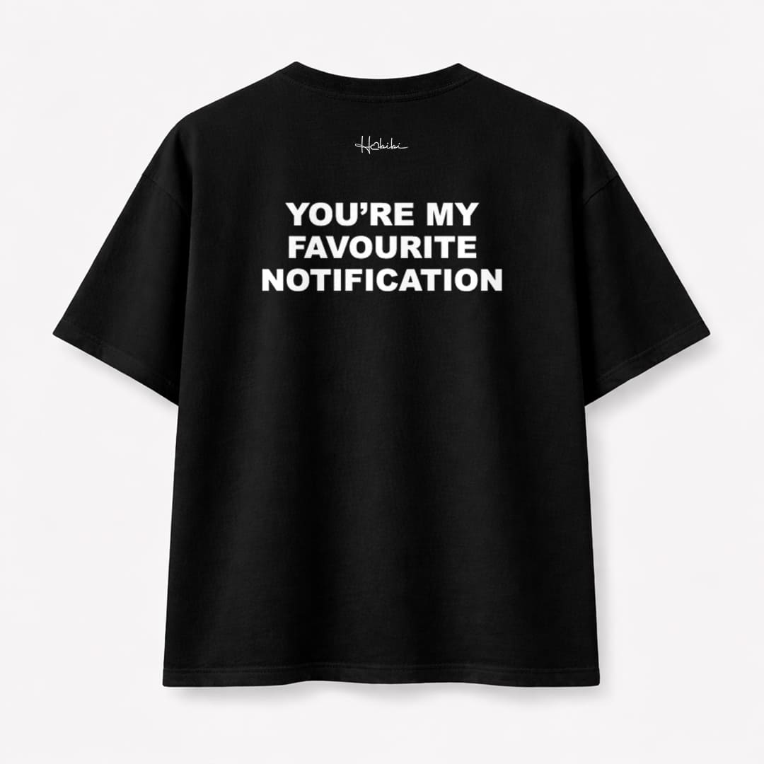 T-Shirt Oversize Core - Notification