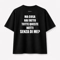 T-Shirt Oversize Core - Notti Senza Me