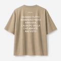 T-Shirt Oversize Sand - Alba