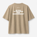 T-Shirt Oversize Sand - Di Chi Ti Ricordi