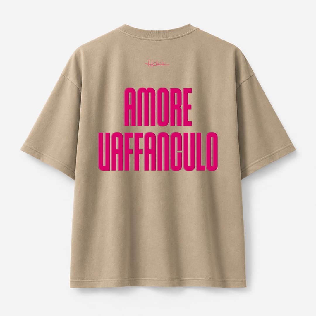 T-Shirt Oversize Sand - F*ck Love
