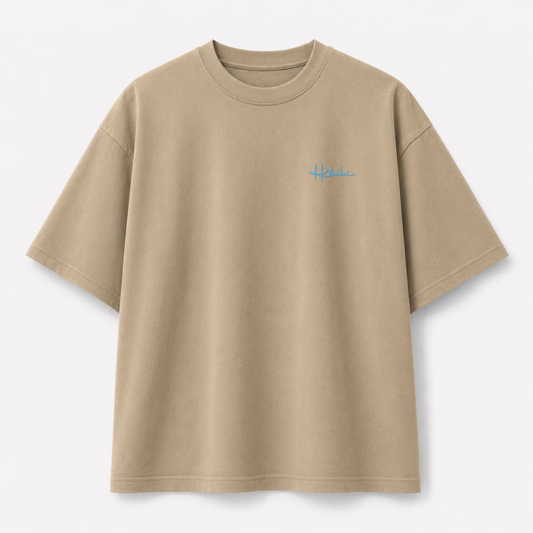 T-Shirt Oversize Sand - Me Rehuso