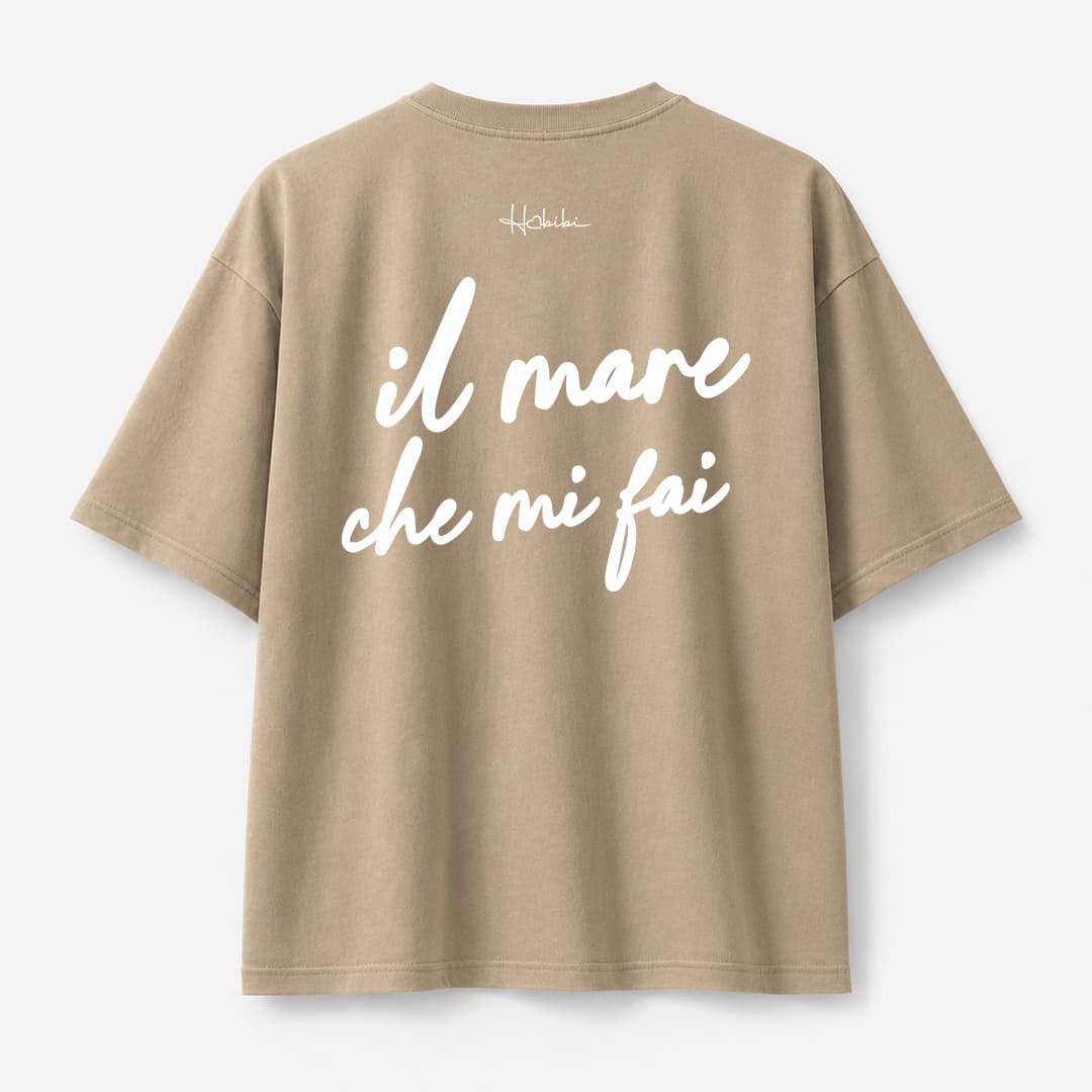 T-Shirt Oversize Core - Il Mare Che Mi Fai